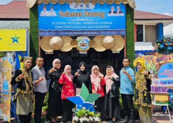 DPK Morowali Dinobatkan Sebagai Stand Pameran Literasi Terbaik di Sulawesi Tengah