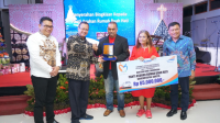 Edi Sukmoro Direktur Utama PT KAI berikan CSR Bantuan Bina Lingkungan kepada Panti Suhan Rumah Buah Hati