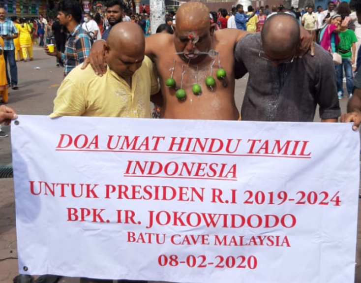 Doa Masyarakat Hindu Tamil Untuk Presiden Jokowi | Headline.co.id