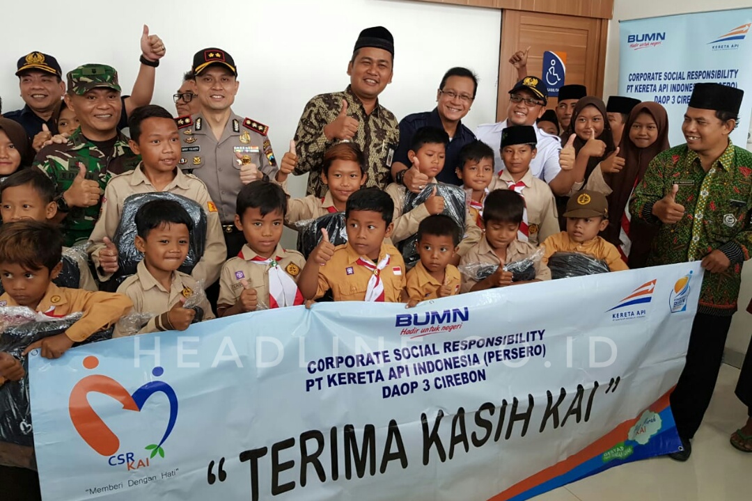 PT KAI (Persero) juga memberikan CSR kepada Pemerintah Kabupaten Brebes.