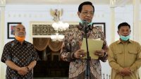 Sri Sultan Hamengkubuwono X memberikan Sapa Aruh Cobaning Gusti Allah awujud virus corona kepada segenap Masyarakat Yogyakarta.