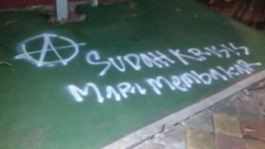 Aksi Vandalisme Provokasi di Tangerang.