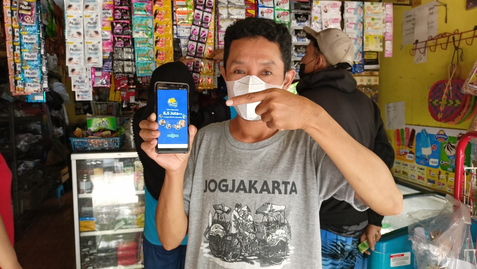 Bapak Widodo Pelaku Usaha Asal Daerah Istimewa Yogyakarta