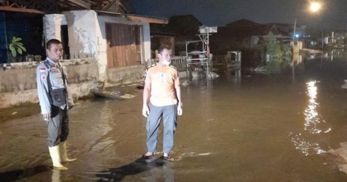 Banjir rob terjadi di sejumlah kelurahan yang berada di wilayah administrasi Kecamatan Medan Belawan