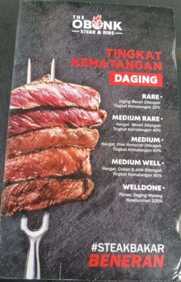 Tingkat Kematangan Steak Obonk