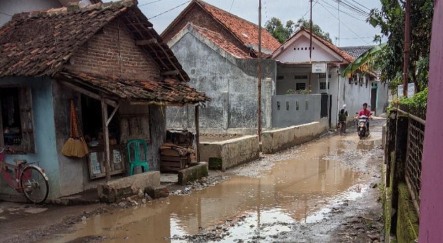 BPBD Kabupaten Cirebon melaporkan banjir yang melanda wilayahnya telah surut