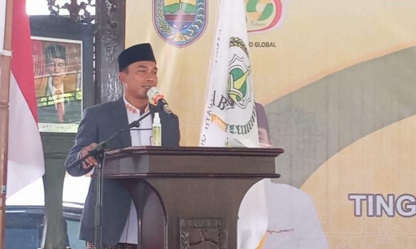 Kepala Kantor Kemenag Batang M Aqsho pada acara Musabaqah Tilawatil Quran XXIX