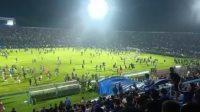 Kerusuhan yang terjadi di Stadion Kanjuruan Malang