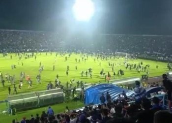 Kerusuhan yang terjadi di Stadion Kanjuruan Malang