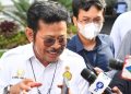 Menteri Pertanian Syahrul Yasin Limpo dalam keterangannya selepas rapat