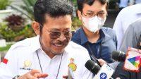 Menteri Pertanian Syahrul Yasin Limpo dalam keterangannya selepas rapat