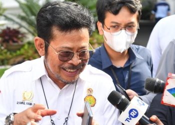 Menteri Pertanian Syahrul Yasin Limpo dalam keterangannya selepas rapat