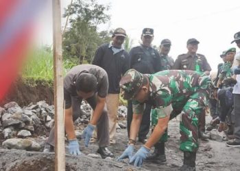 Pembangunan TMMD Di Desa Pakel Lumajang