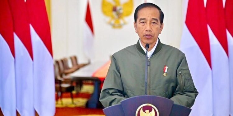 Presiden Joko Widodo menyampaikan keterangan pers terkait tragedi di Stadion Kanjuruhan, di Istana Kepresidenan Bogor