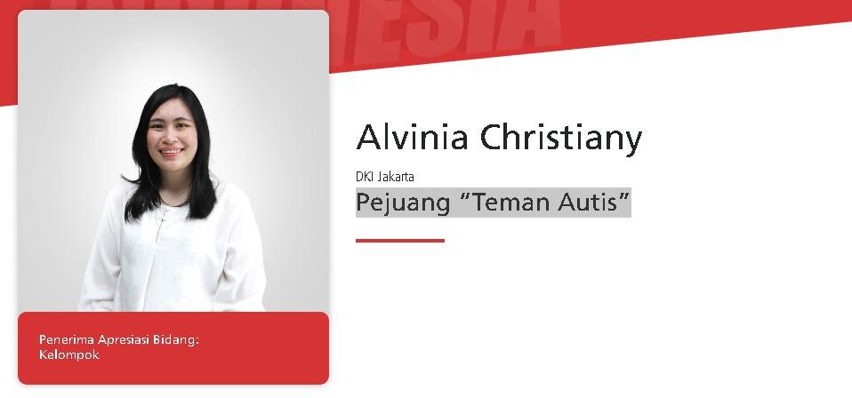 Alvinia Christiany Pejuang “Teman Autis”