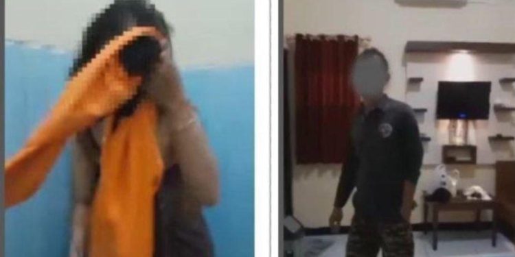 Kondisi ketika digerebekberduaan di sebuah hotel di wilayah Kecamatan Ayah, Kabupaten Kebumen