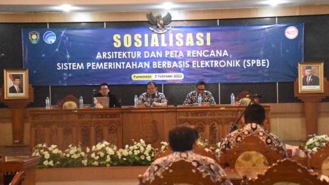 Dinas Kominfostasandi Sosialisasikan SPBE bagi Perangkat Daerah Purworejo