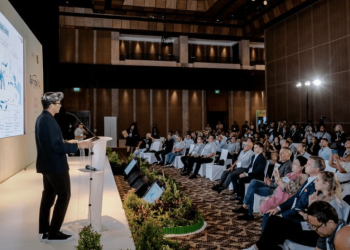 Menparekraf Sandiaga Uno saat menjadi pembicara di ajang SPORTEL Rendez-vous Bali