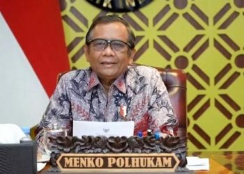 Menteri Koordinator Bidang Polhukam Prof Dr Mohammad Mahfud MD