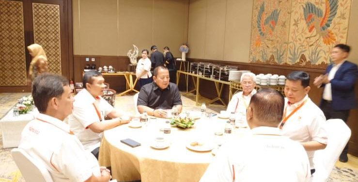 Gubernur Arinal Djunaidi menghadiri Rakernas KONI di Hotel Sultan Senayan Jakarta