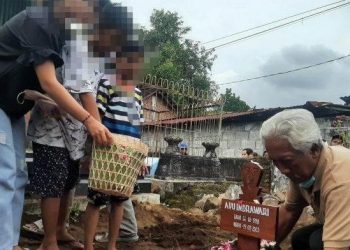 Pemakaman Ayu Korban Mulilasi di Pakem Sleman