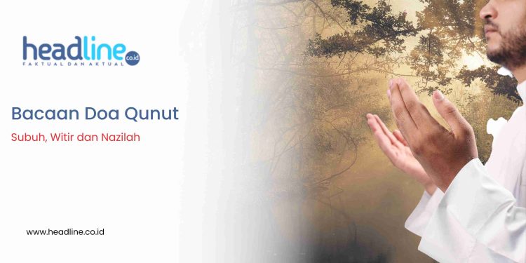 doa qunut arab dan latin
