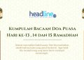Kumpulan Bacaan Doa Selama Bulan Ramadhan Lengkap
