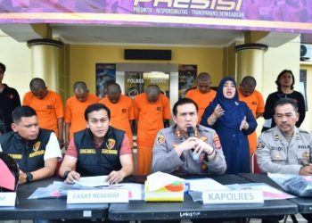 Keterangan Kapolres Serang AKBP Yudha Satria dan jajarannya