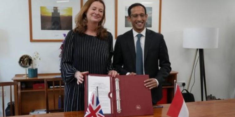 Mendikbudristek Nadiem Makarim Dalam kunjungan kerjanya ke London