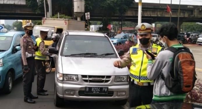 Polres Bekasi Kota lalukan Tilang bagi Pelanggar Lalu Lintas