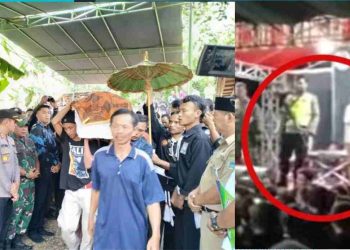Prosesi Pemakaman Aldi Apriyanto Korban Terkena Peluru Senjata Bripka MK