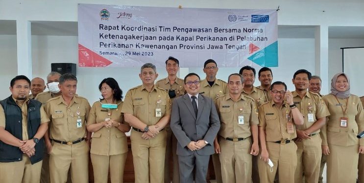 Rakor Pembentukan Tim Pengawasan Bersama Norma Ketenagakerjaan pada Kapal Perikanan di Pelabuhan Perikanan Provinsi Jawa Tengah