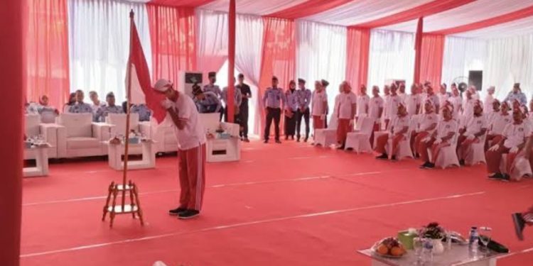 17 Napiter Bacakan Ikrar Setia NKRI di Lapas Kelas IIA Gunung Sindur