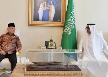 Wakil Presiden Ma’ruf Amin memenuhi undangan Duta Besar (Dubes) Kerajaan Arab Saudi untuk Republik Indonesia