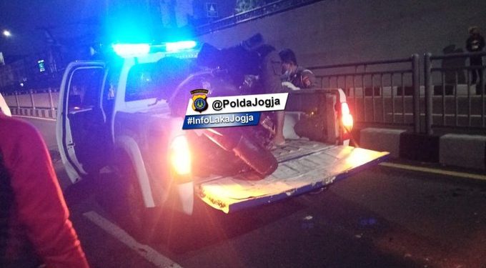 Kecelakaan di Undepass Kentungan Jogja