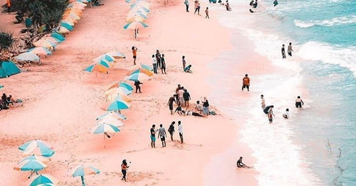 Pantai Pok tunggal Gunung Kidul Pantai pasir putih jogja