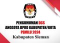 Daftar Bacaleg Sleman 2024