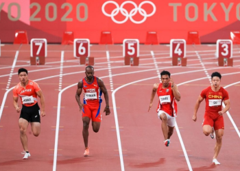 Ilustrasi Foto Lari Jarak 100 Meter