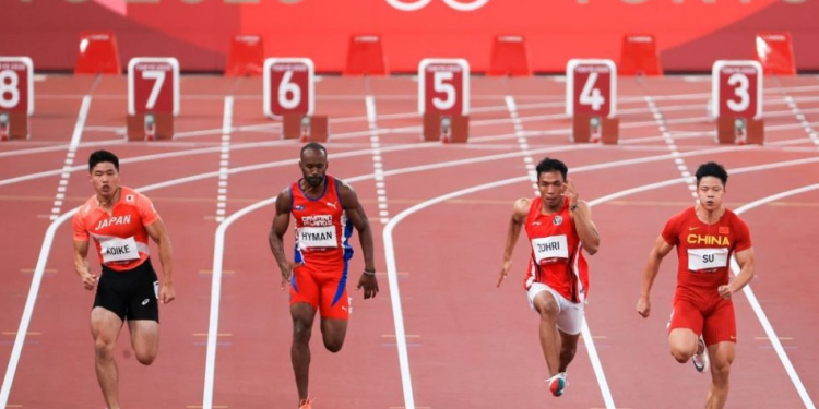 Ilustrasi Foto Lari Jarak 100 Meter