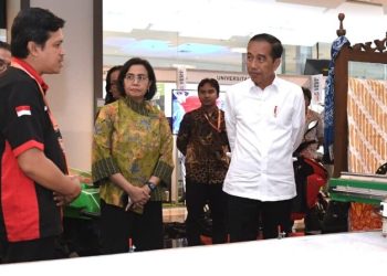 Presiden Joko Widodo menghadiri acara LPDP Fest, yang digelar di Kasablanka Hall, Jakarta
