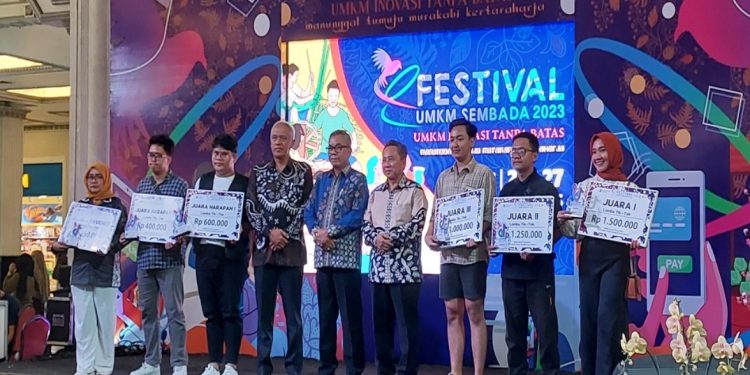 Suasana penutupan Festival UMKM Sembada di Jogja City Mall pada Minggu