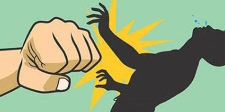 Ilustrasi pemukulan dan kekerasan fisik