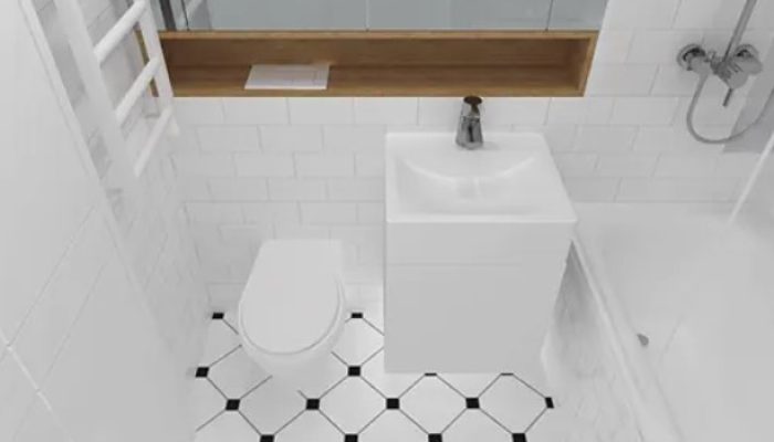 Kamar mandi Minimalis Modern ukuran kecil tapi cantik