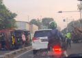 Kecelakaan Truk di Ring Road Barat