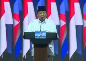 Prabowo Subianto di Rapimnas Demokrat