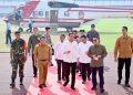 Presiden Joko Widodo tiba di Stadion Seruni, Kota Cilegon