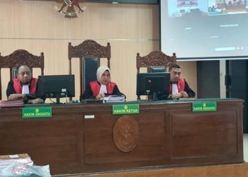 Sidang pembacaan tuntutan kasus polisi tembak warga di Girisubo, Gunungkidul