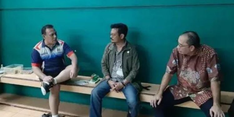 Foto Viral Pertemuan Ketua KPK Firli Bahuri dan SYL