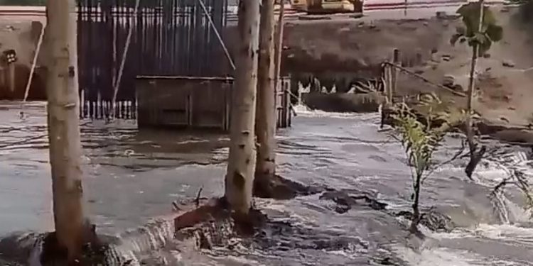 Kondisi Akibat Selokan Mataram Jebol