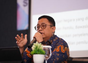 Anggota Bawaslu Puadi dalam kegiatan Workshop Anggota DPRD Kota Depok di Jakarta